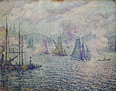 El puerto de Róterdam de Paul Signac