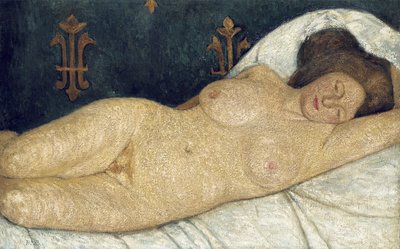 Desnudo femenino reclinado de Paula Modersohn Becker