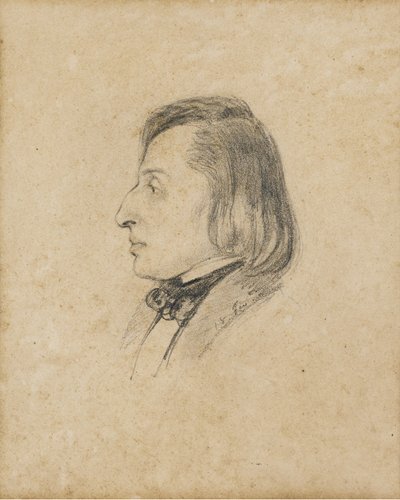 Retrato de Frédéric Chopin de Pauline Viardot García