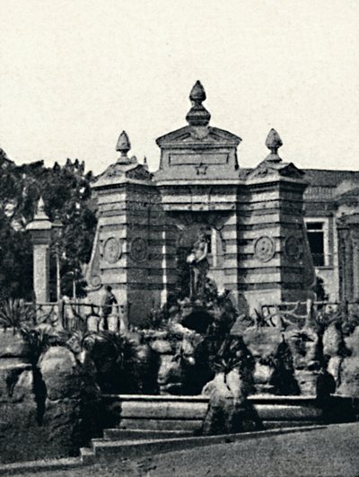 Fuente en el jardín del palacio, 1895 de Paulo Kowalsky