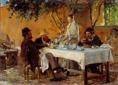 Desayuno en Sora de Peder Severin Krøyer