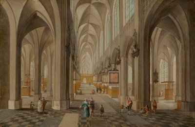 Catedral de Amberes, c. 1650-1655 de Peeter Neeffs the Elder