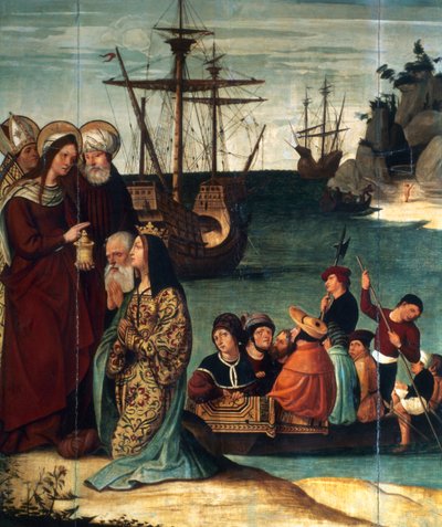 Predicación de Santa Magdalena en Marsella, 1526 de Pere Mates