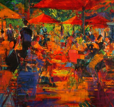 Le Grand Café, 2011 de Peter Graham (Contemporary)