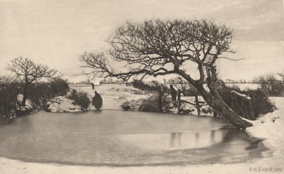 Una mañana de invierno, 1887 de Peter Henry Emerson