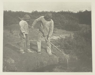 Recolección de Anguilas en Aguas de Suffolk de Peter Henry Emerson