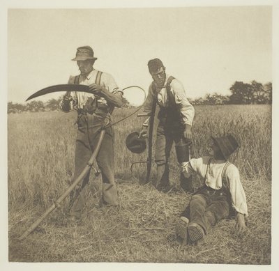 En la cosecha de cebada (Suffolk) de Peter Henry Emerson