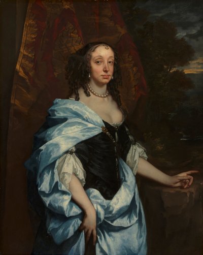 Retrato de la Sra. Leneve, c. 1657 de Peter Lely