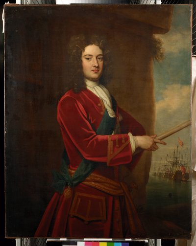 Retrato del almirante James Berkeley de Peter Monamy