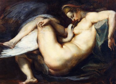 Leda y el cisne, 1598-1599 de Peter Paul Rubens