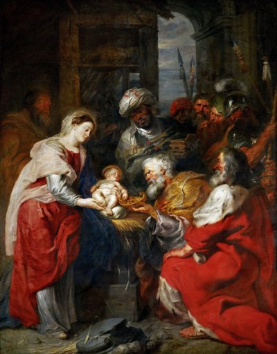 La adoración de los magos de Peter Paul Rubens