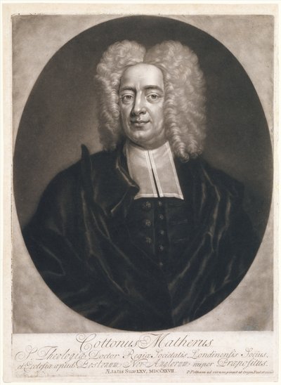 Cotton Mather, 1728 de Peter Pelham