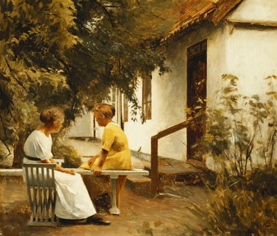 En el Jardín de Peter Vilhelm Ilsted