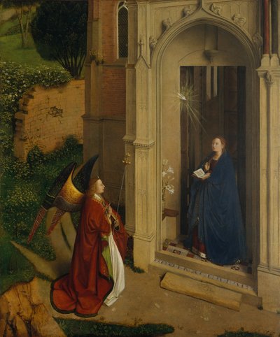 La Anunciación, c.1450 de Petrus Christus