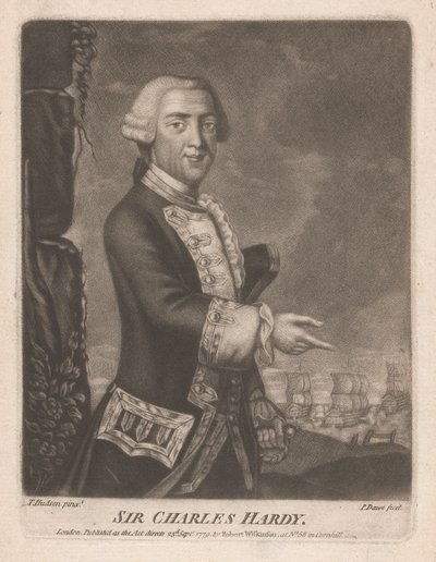 Sir Charles Hardy de Philip Dawe