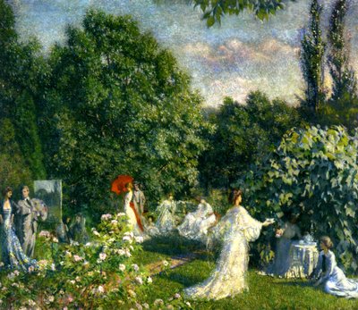 Una Fiesta en el Jardín de Philip Leslie Hale