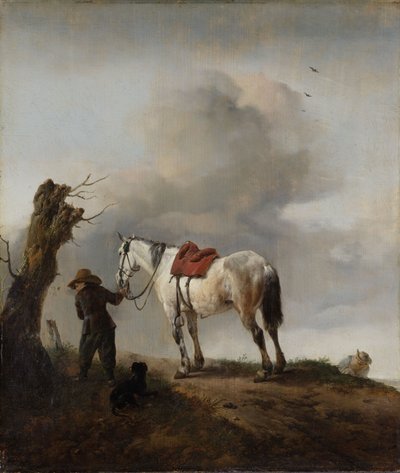 El caballo gris, c.1646 de Philips Wouwerman