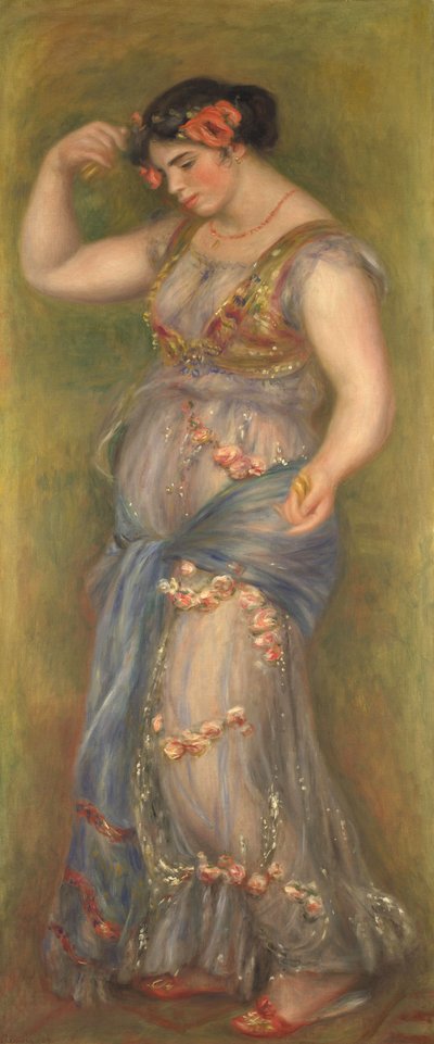 Bailarina con castañuelas de Pierre Auguste Renoir