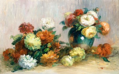 Guirnaldas de flores, c.1880 de Pierre Auguste Renoir