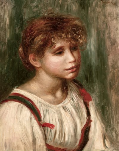 Joven bretona de Pierre Auguste Renoir