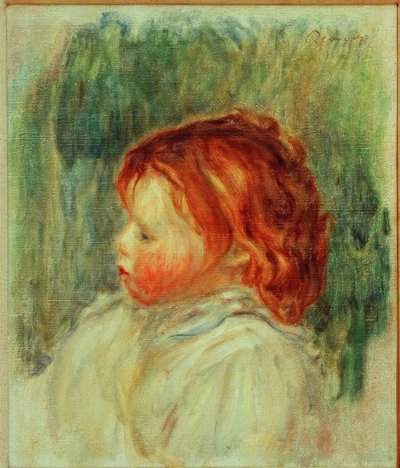 Retrato de niño de Pierre Auguste Renoir