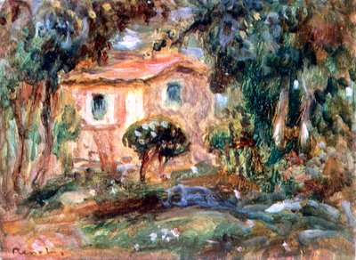 Paisaje, le Cannet, 1902 de Pierre Auguste Renoir