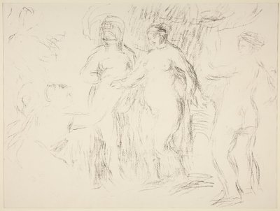 los bañistas de Pierre Auguste Renoir