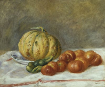 Melón y tomates, 1903 de Pierre Auguste Renoir