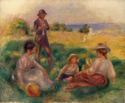 Fiesta en el campo en Berneval de Pierre Auguste Renoir