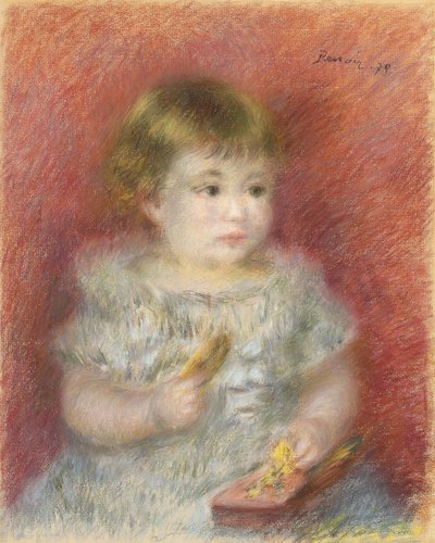 Retrato de un bebé, 1878 de Pierre Auguste Renoir