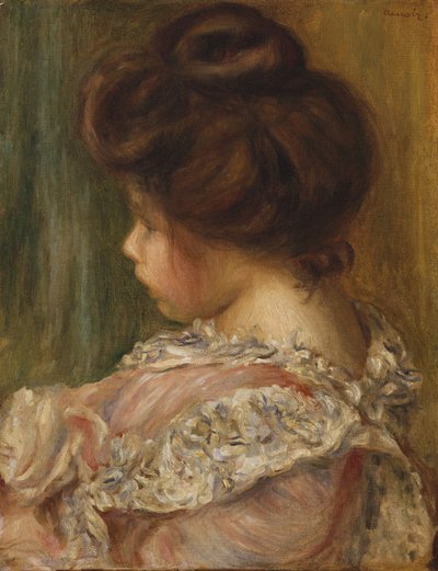 Retrato de una niña de Pierre Auguste Renoir