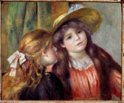 Retrato de dos niñas de Pierre Auguste Renoir