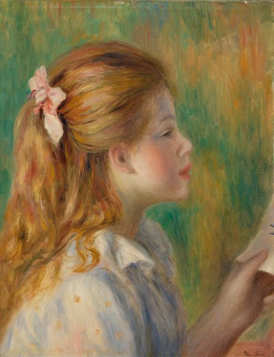 Lectura (La Lecture) de Pierre Auguste Renoir