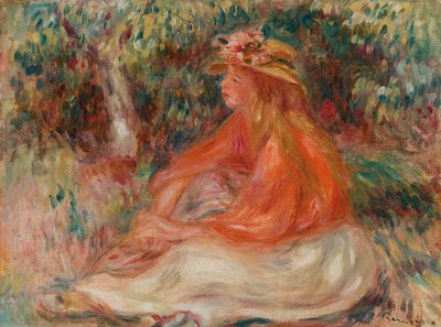 Mujer sentada (Femme assise) de Pierre Auguste Renoir