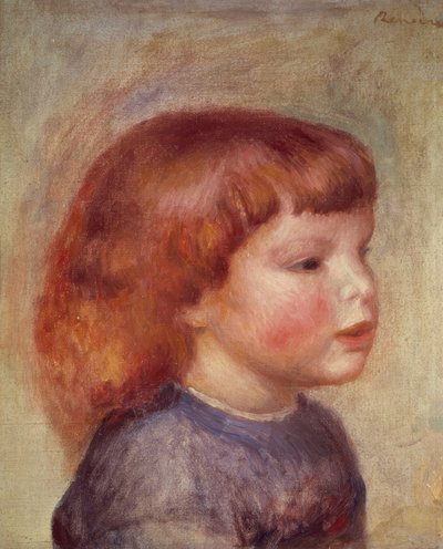 Cabeza de niño de Pierre Auguste Renoir