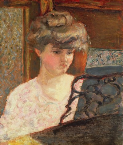 En el piano, 1902 de Pierre Bonnard