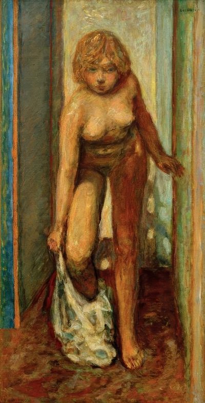 Mujer desnudándose de Pierre Bonnard