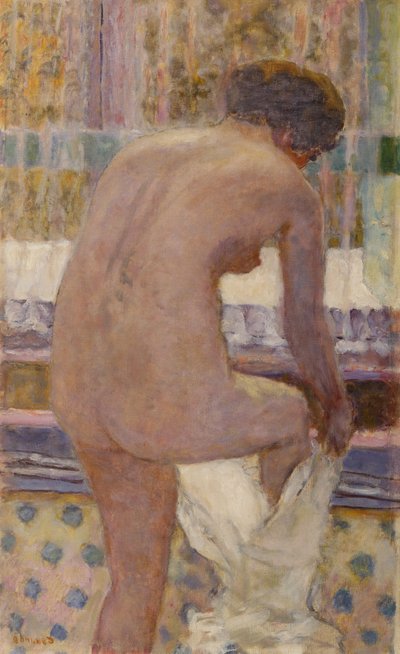 vestirse desnudo de Pierre Bonnard