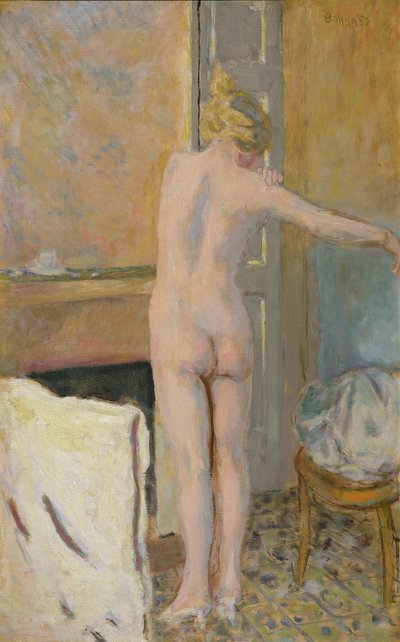 Desnudo frente a una repisa de Pierre Bonnard