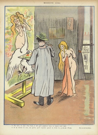 Ilustración para Le Rire de Pierre Georges Jeanniot