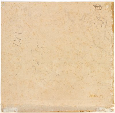 Boceto de una mano, 1700s de Pierre Lenfant