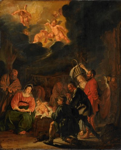 La adoración de los pastores de Pieter Codde