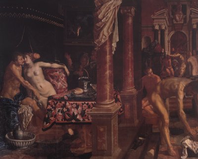 Un baño de Pieter Isaacsz