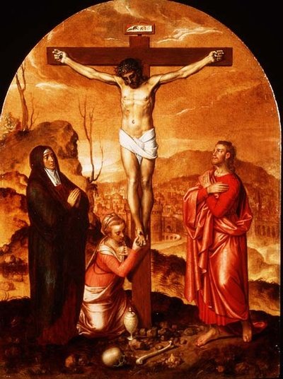 Crucifixión de Pieter Jansz. Pourbus