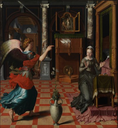 La Anunciación, 1552 de Pieter Pourbus