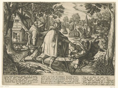 Parábola de los dos ciegos de Pieter van der Heyden