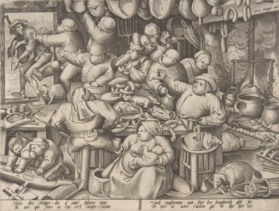 La Cocina Gorda, 1563 de Pieter van der Heyden