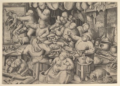 La Cocina Gorda, 1563 de Pieter van der Heyden