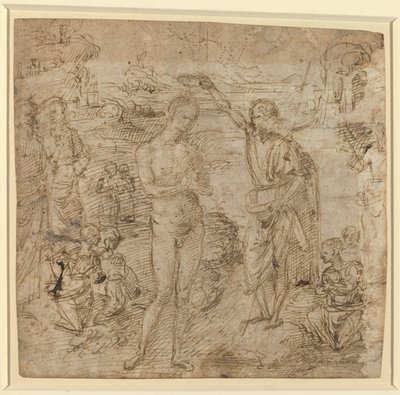 El bautismo de Cristo de Pietro Perugino
