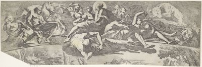 Alegoría del Otoño (parte superior) de Pietro Testa